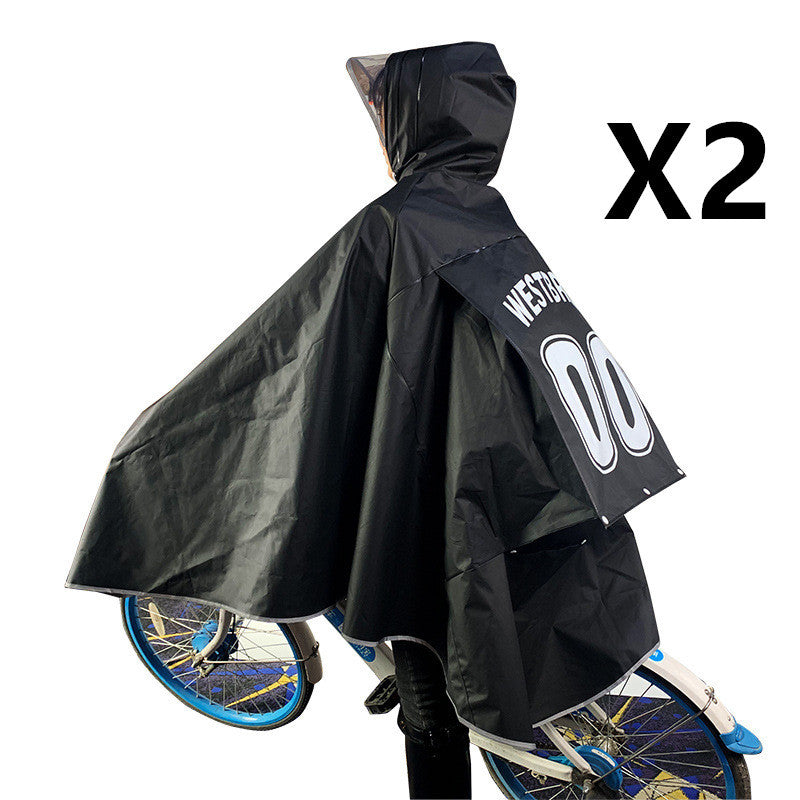 Korean style reflective poncho