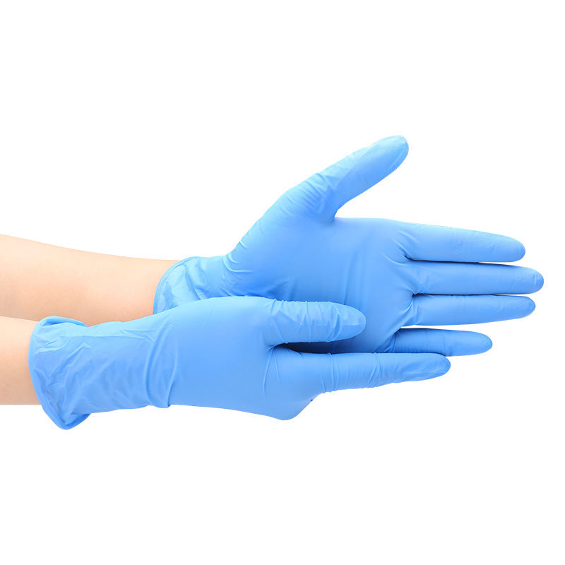 High-Elastic Nitrile Disposable Gloves, Compound Nitrile Butadiene Pvc Rubber Latex Rubber, Labor Protection And Durable