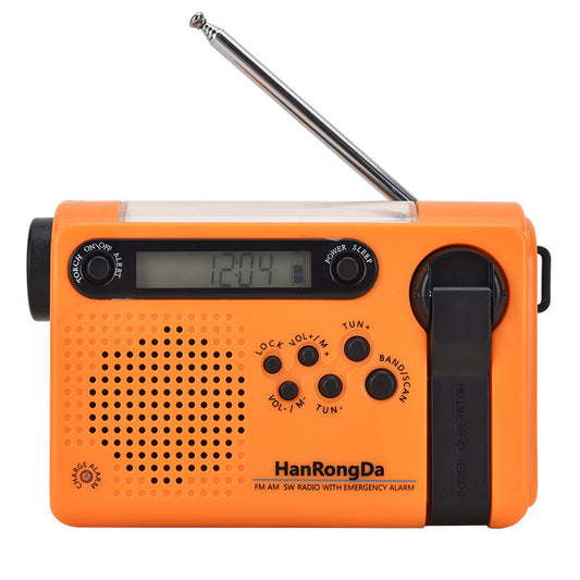 Solar Alarm Radio For Disaster Prevention