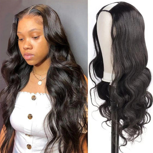 Forever Glueless Body Wave U Part Wigs 150 Density Brazilian