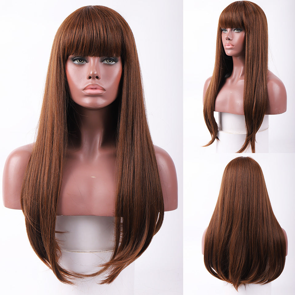 Ladies Fashion Anime Straight Hair Headgear - MediaEclat.store
