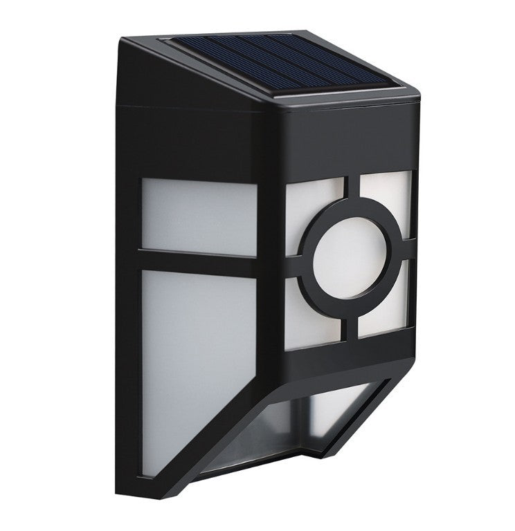 Solar Wall Light 2LED Solar Pane Street Light Decorative Solar Fence Light