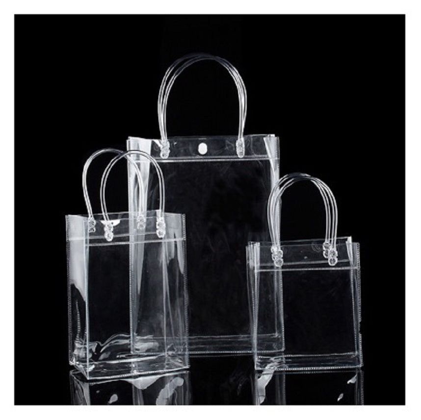 pvc Transparent Tote Bag Plastic Gift Packaging Bag