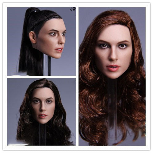 European And American Beauty Hair Transplant Head Sculpt Jx-09