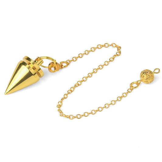 Metal Conical Pendulum Pendant Gravity Hypnotic Tarot Divination