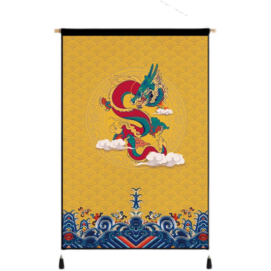 New Chinese Style Dragon And Phoenix Chengxiang Cloth Paintings