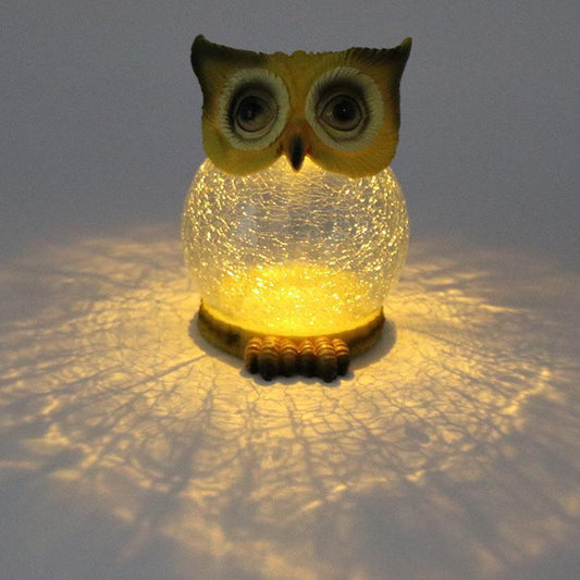 LED Owl Shaped Solar Light Outdoor Porch