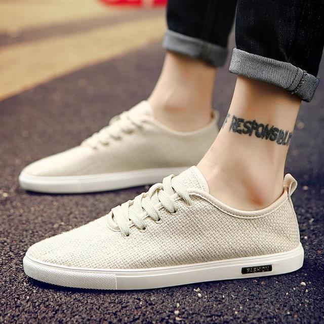 Chinese style linen canvas shoes