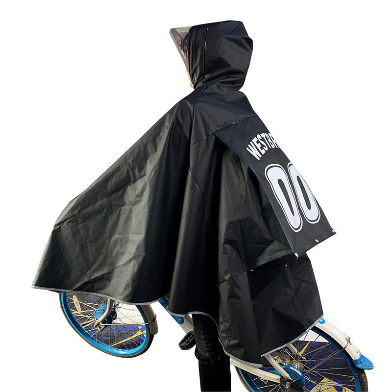 Korean style reflective poncho