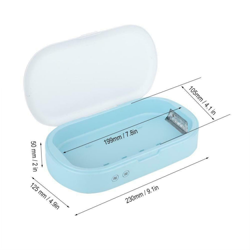 New 5V Double UV Phone Sterilizer Box Jewelry Phones Cleaner Personal Sanitizer Disinfection Box with Aromatherapy - MediaEclat.store