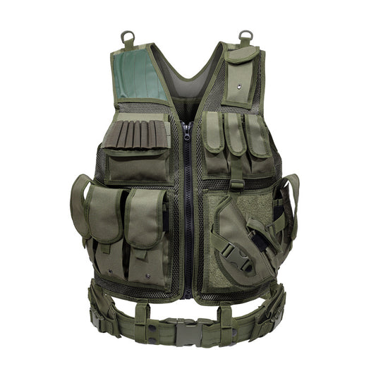 Equipped with tactical vest and vest - MediaEclat.store