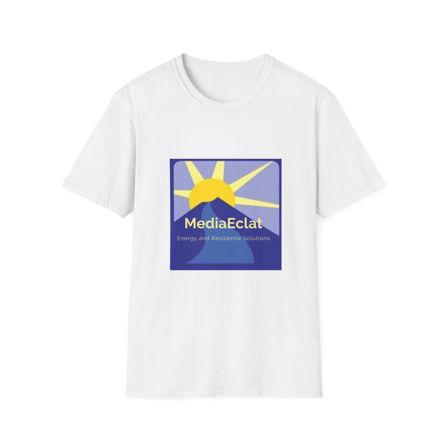 Logo T-Shirt — MediaEclat Sunburst Graphic Tee
