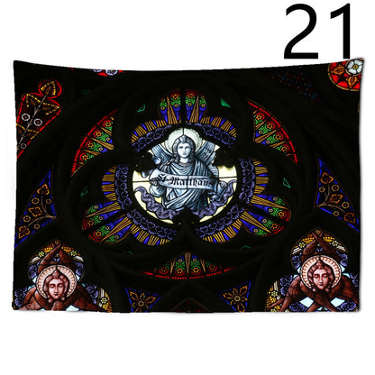 Christ Jesus Art Polyester Fabric Wall Tapestry