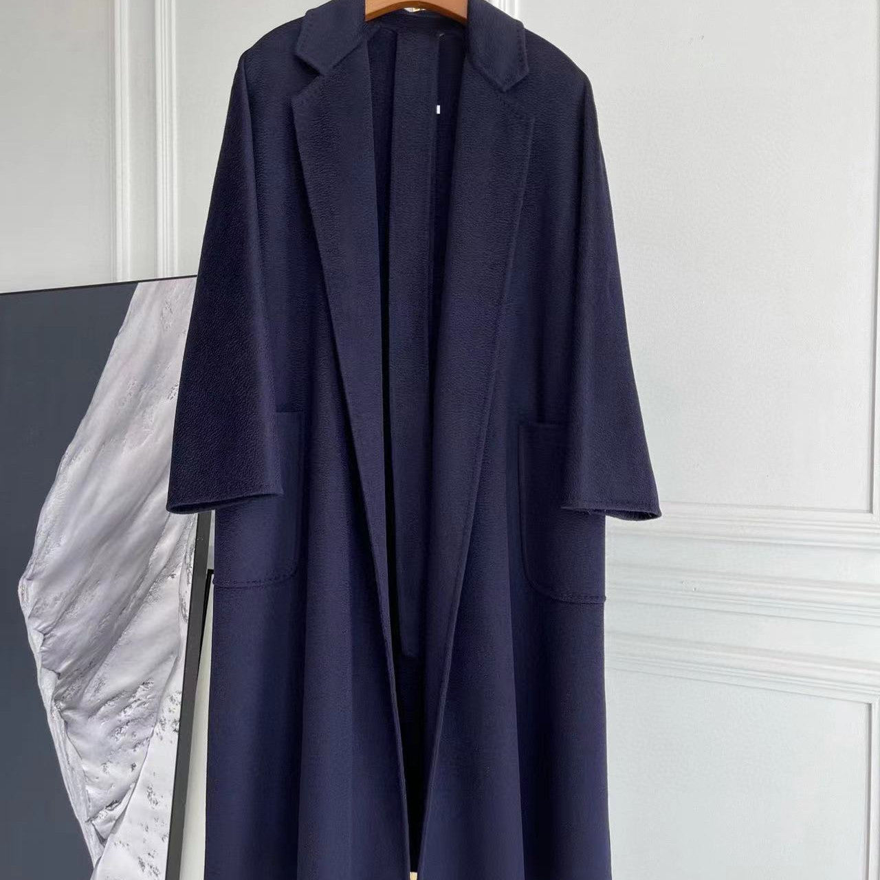 Double-sided Corrugated Cashmere Coat