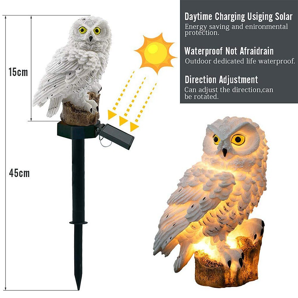 Hot Sell Owl Solar Light With Solar LED Outdoors Solar Light Solar Lamp Solar Garden Light - MediaEclat.store