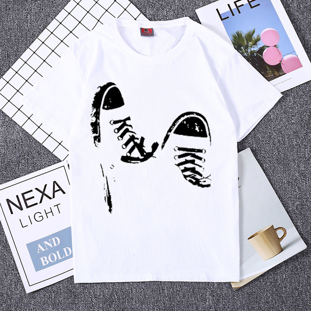 Casual short-sleeved skate T-shirt