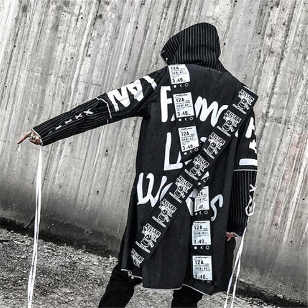 Dark hip hop coat