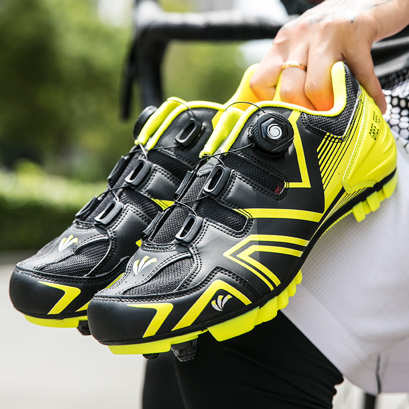 Male Road Bike Professional Lock Shoes Bicycle Shoes