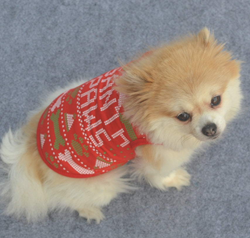 Dog Christmas vest