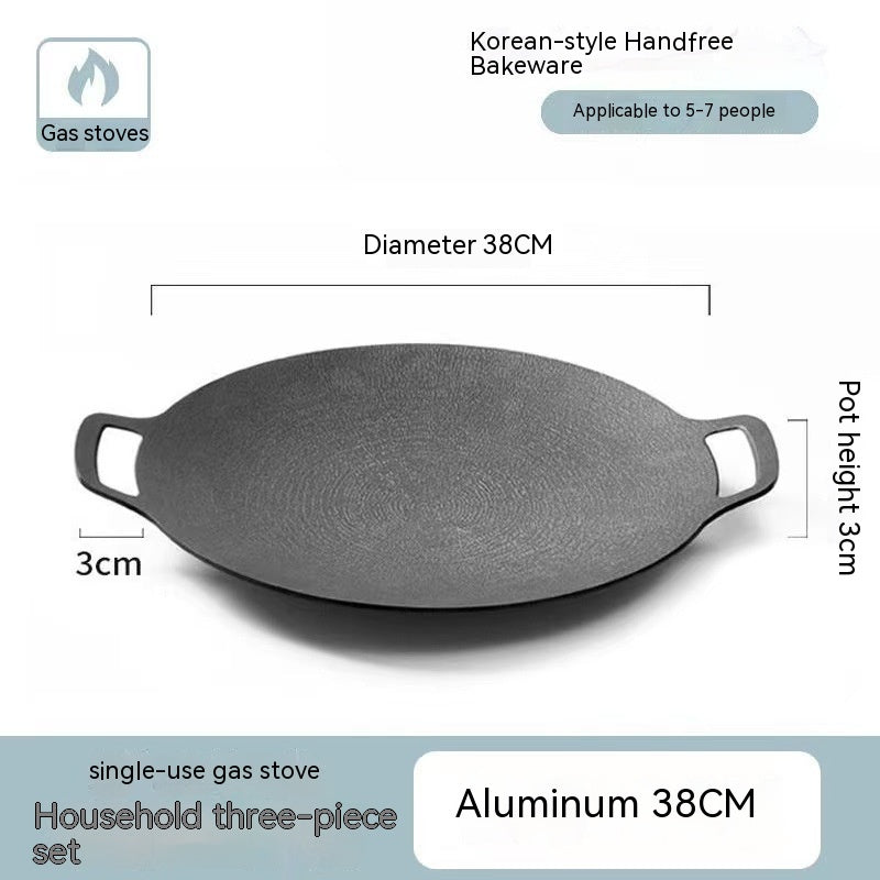 Home Medical Stone Barbecue Plate Outdoor Camping