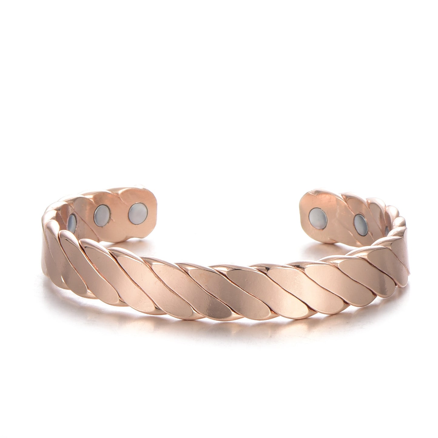 Rose gold copper magnetic bracelet