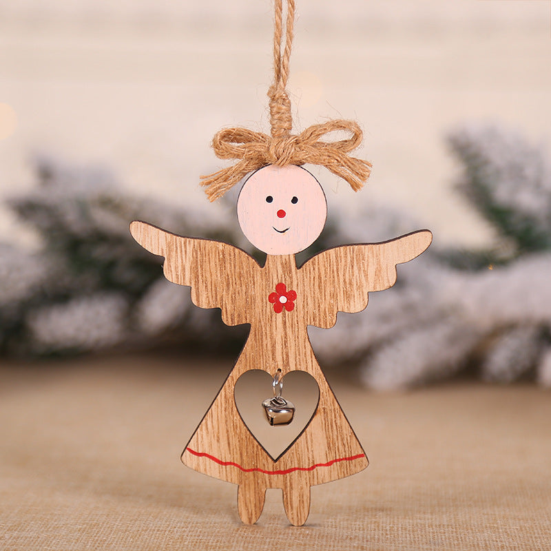 Home Christmas Wooden Angel Decorations