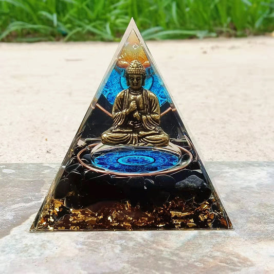 Quan Yin Orgone Energy Pyramid Ornament