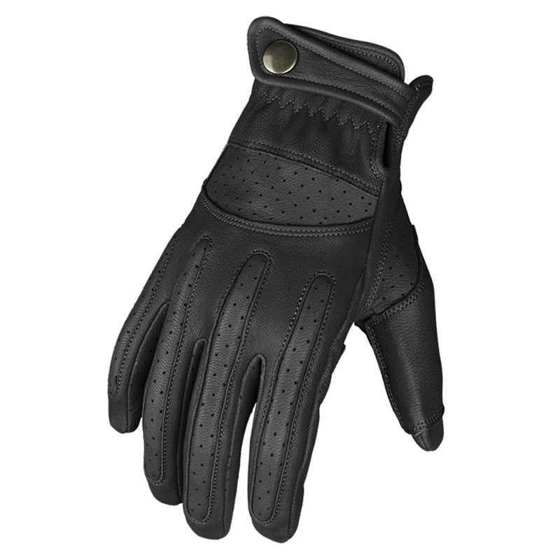 Motorcycle Riding Gloves Sheepskin Retro Outdoor