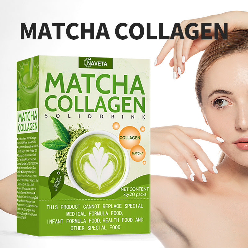 Glutathione Collagen Matcha Powder