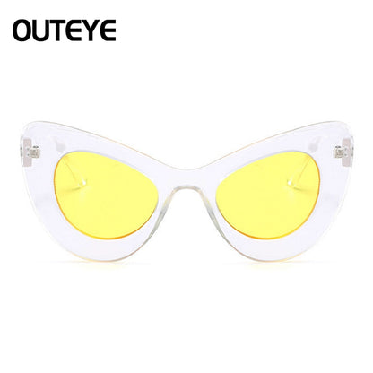 Big Large Cat Eye Butterfly Women Sunglasses Oversized Fashion Plastic Frame DW - MediaEclat.store