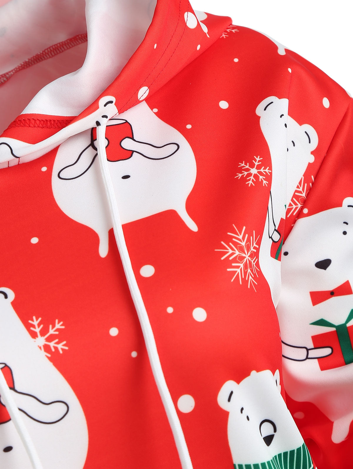Plus Size Christmas Graphic Hoodie