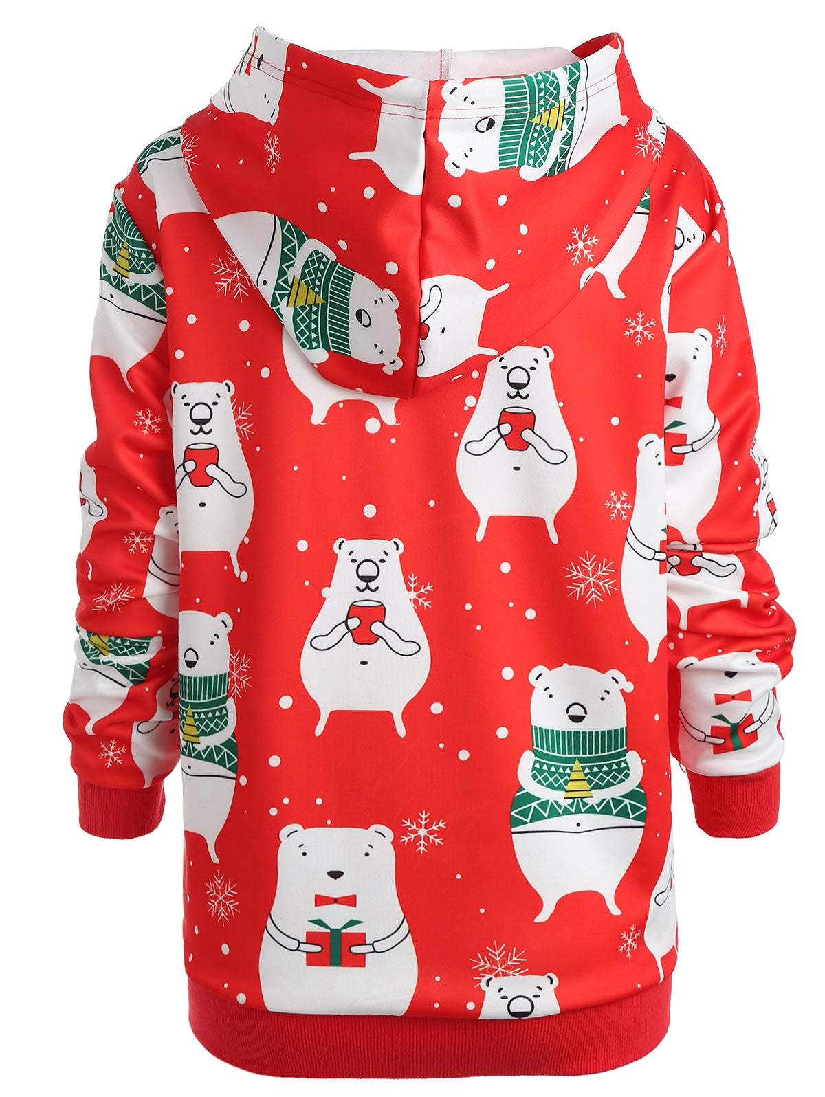 Plus Size Christmas Graphic Hoodie