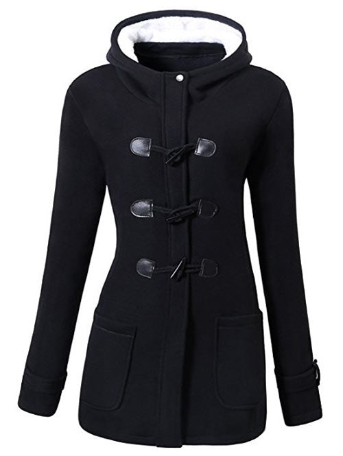 Hooded Plus Size Duffle Coat Sz. (5X) - MediaEclat.store