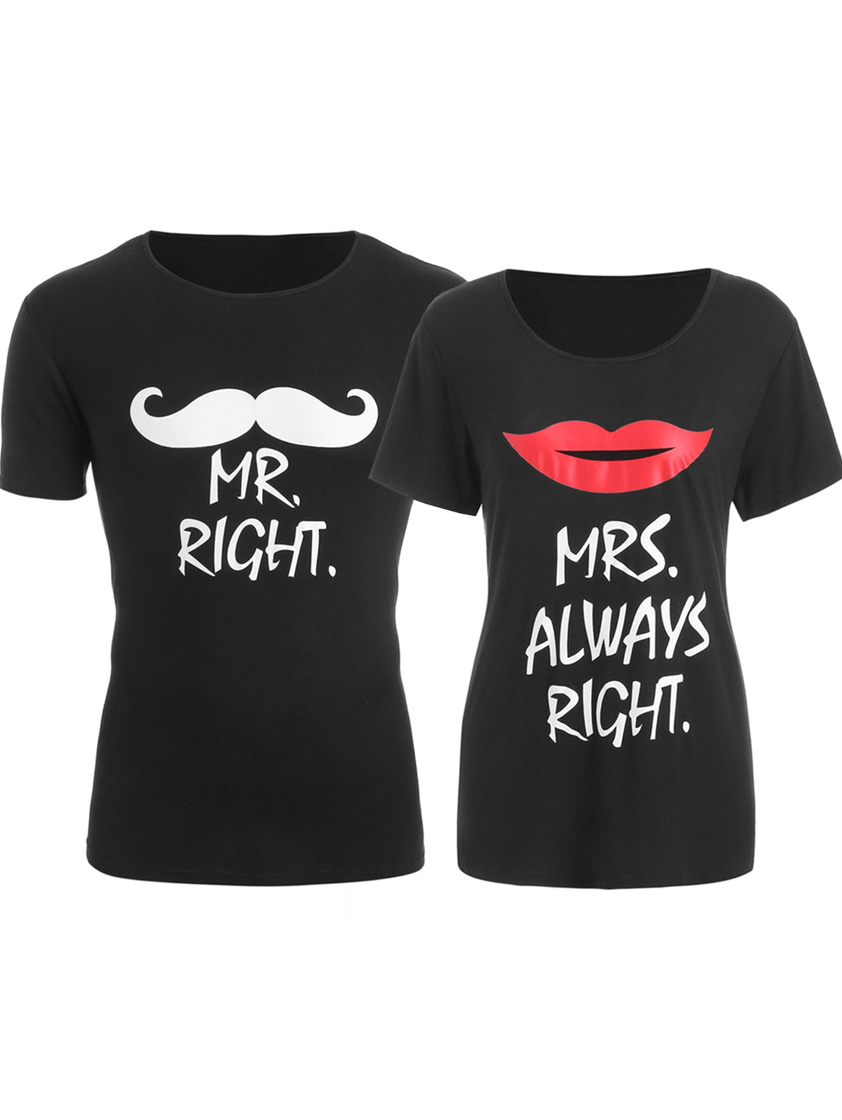 Matching Couple Graphic Valentine's Day T Shirt - MediaEclat.store