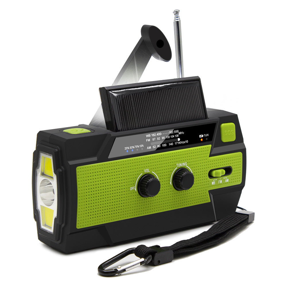 Multifunctional Disaster Prevention Solar Manual Power Generation Emergency Radio