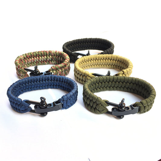 Outdoor Mountaineering Camping Emergency Seven-core Parachute Cord Woven Bracelet