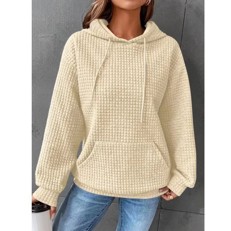 Women's Loose Casual Solid Color Long-sleeved Sweater - MediaEclat.store