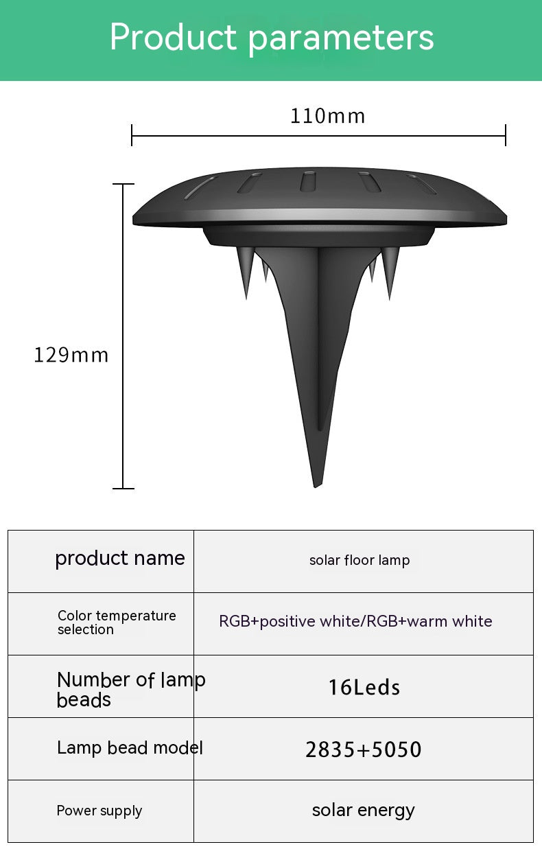 Lighting Solar Energy Lawn Lamp Courtyard Atmosphere