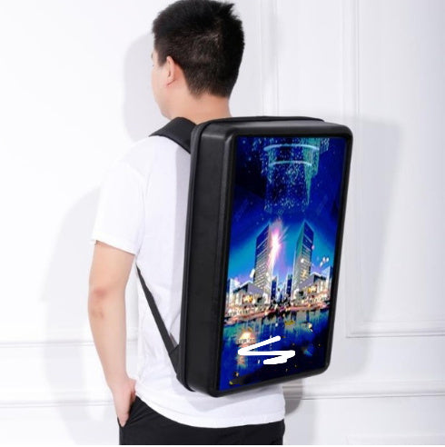 21.5 Inch Display Advertising Backpack