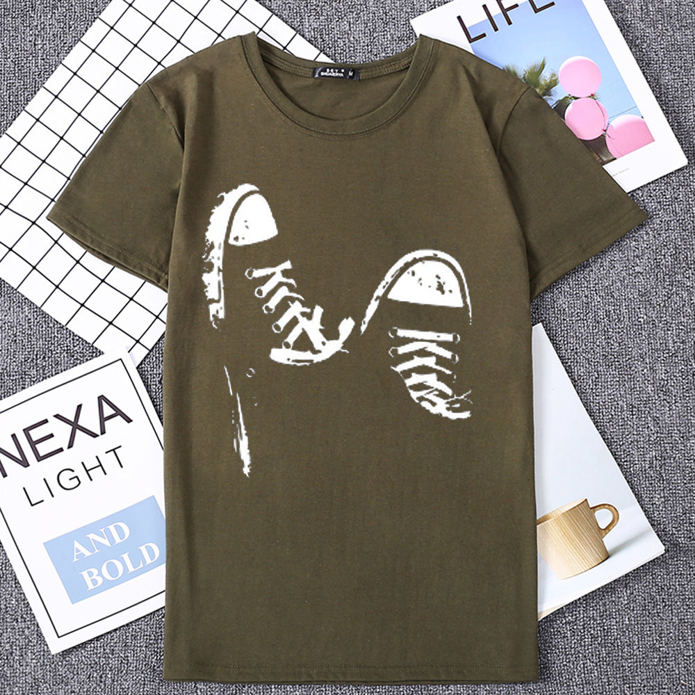 Casual short-sleeved skate T-shirt