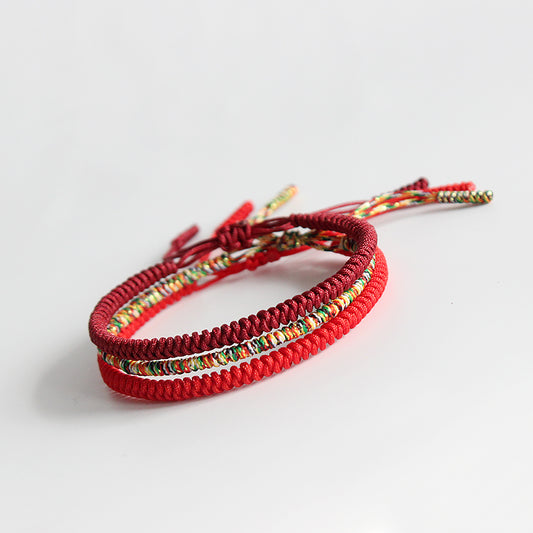 Chinese knot with red rope and Chinese knot