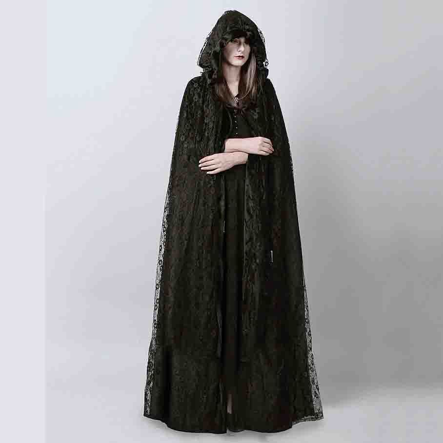 Halloween lace net Cape