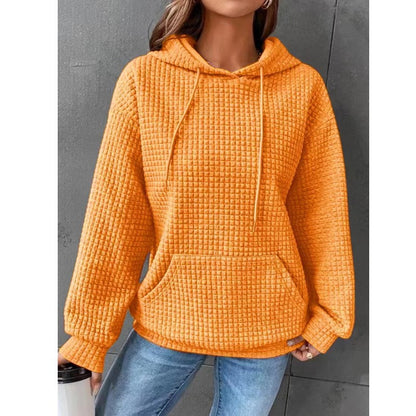 Women's Loose Casual Solid Color Long-sleeved Sweater - MediaEclat.store