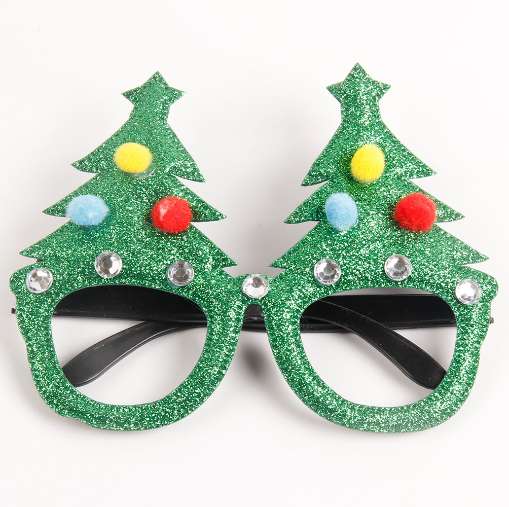 Christmas Decorations Dance Party Glasses Dress Up Props