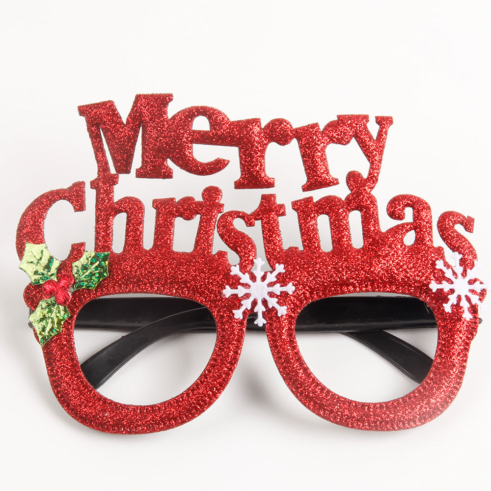 Christmas Decorations Dance Party Glasses Dress Up Props