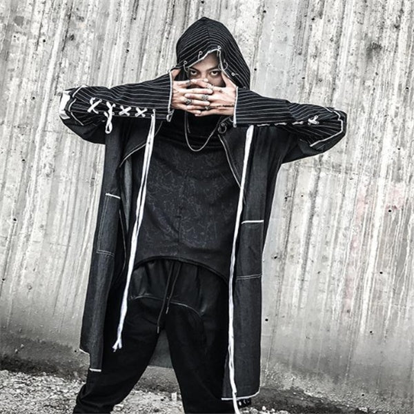 Dark hip hop coat