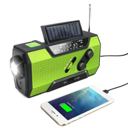 Multifunctional Solar Rechargeable Emergency Light Radio