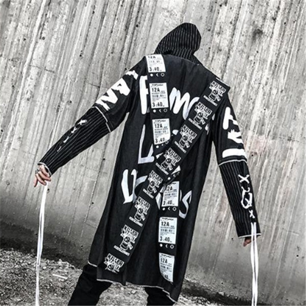 Dark hip hop coat