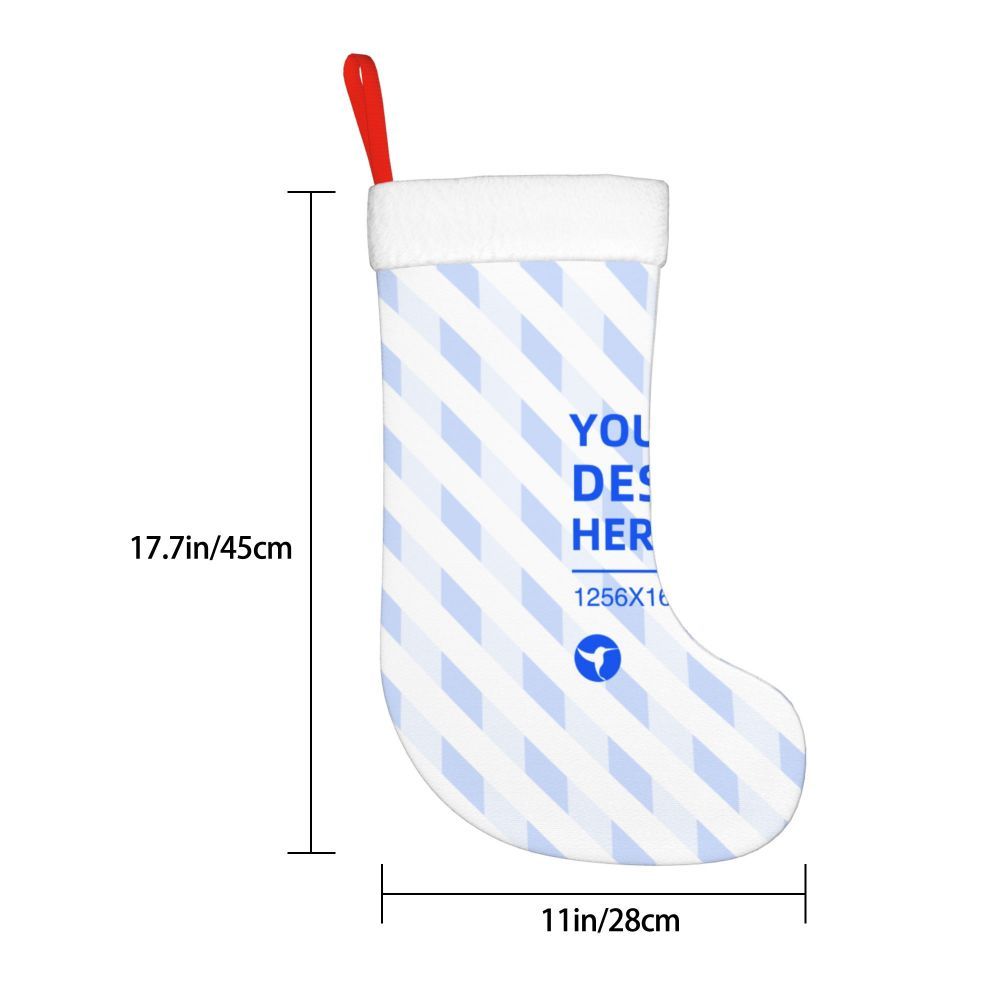 Double Sided Design Christmas Decorative Socks