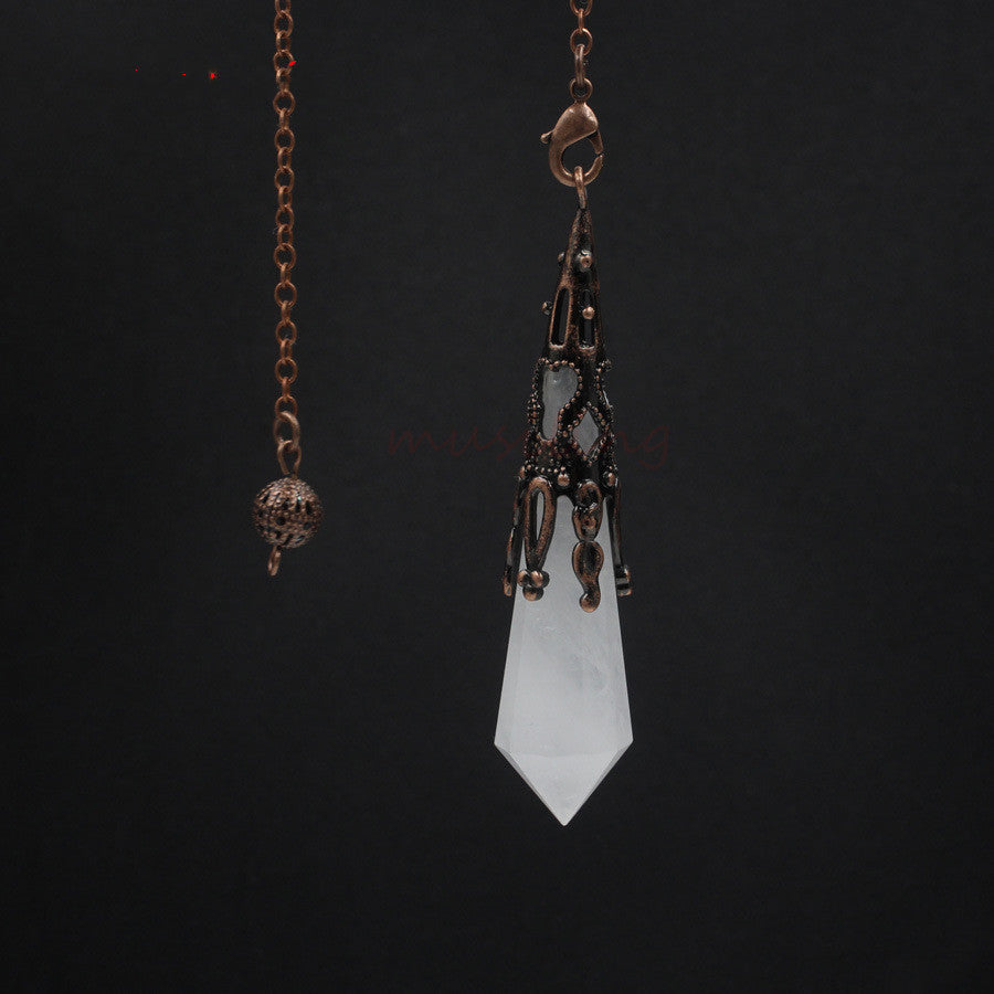 Crystal Pyramid Pendulum Pendant